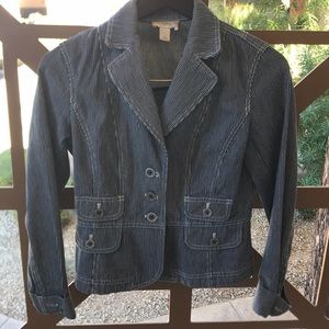 Ann Taylor Loft Stripes Blazer